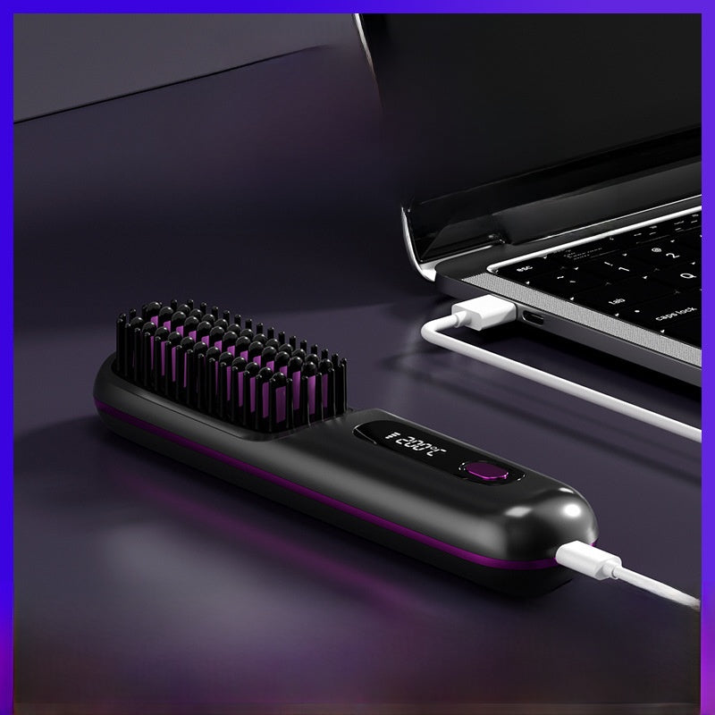 Portable Electric Straightening Brush