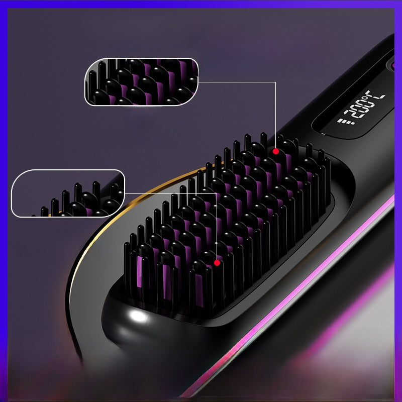 Portable Electric Straightening Brush