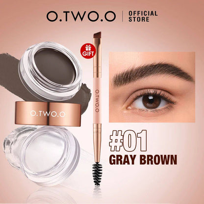 Eyebrow Pomade Gel Wax 2-in-1 Waterproof