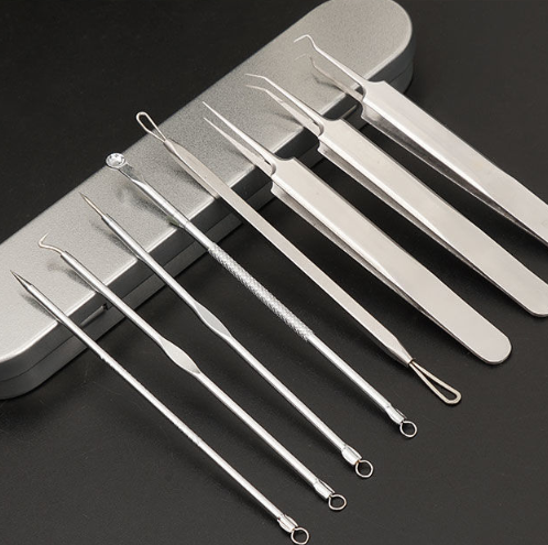 Ultra-Sharp Blackhead Remover and Acne Needle Set